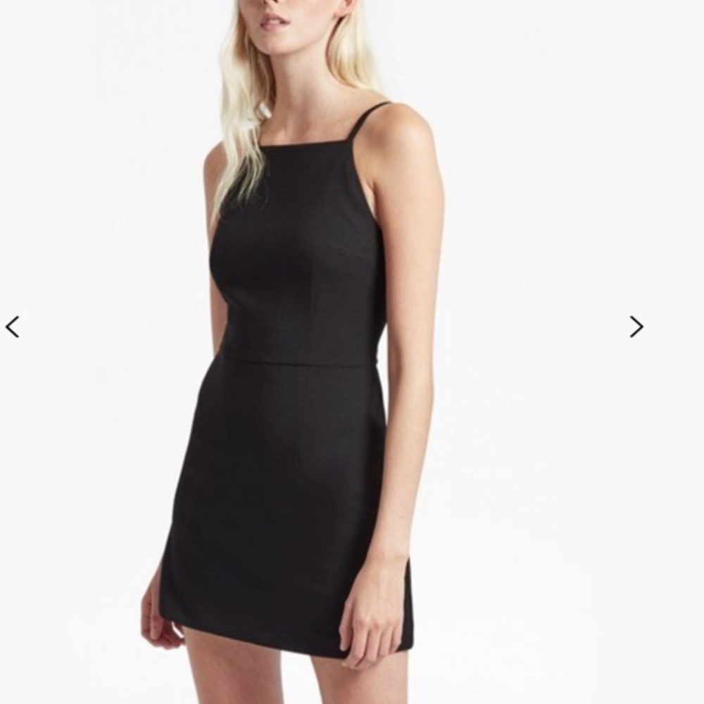 FRENCH CONNECTION whisper light square neck dress